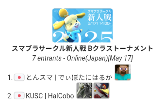 university_SSBU's tweet photo. 本日のスマブラサークル新人戦の優勝者は
👑茨城大学スマブラサークル TKG @TKG_tkg1118  でした！！
GF完全フルセットのアツい試合でした！
おめでとうございます！！！！！

アーカイブ
https://t.co/hMXL6fzcas
トナメ
https://t.co/RLbUDvtWjL https://t.co/YjAdSZ6cL7