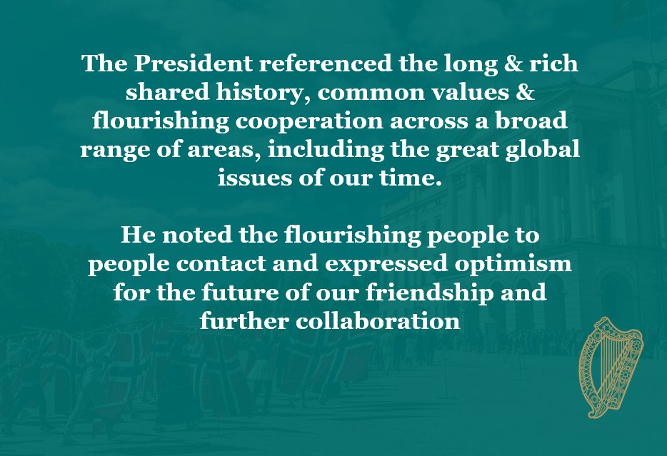 IrlEmbOslo's tweet image. On the occasion of 🇳🇴 National Day, 17 May and the 75th anniversary of diplomatic relations, President Michael D. Higgins has written to H.M. King Harald.
#GratulererMedDagen #17Mai