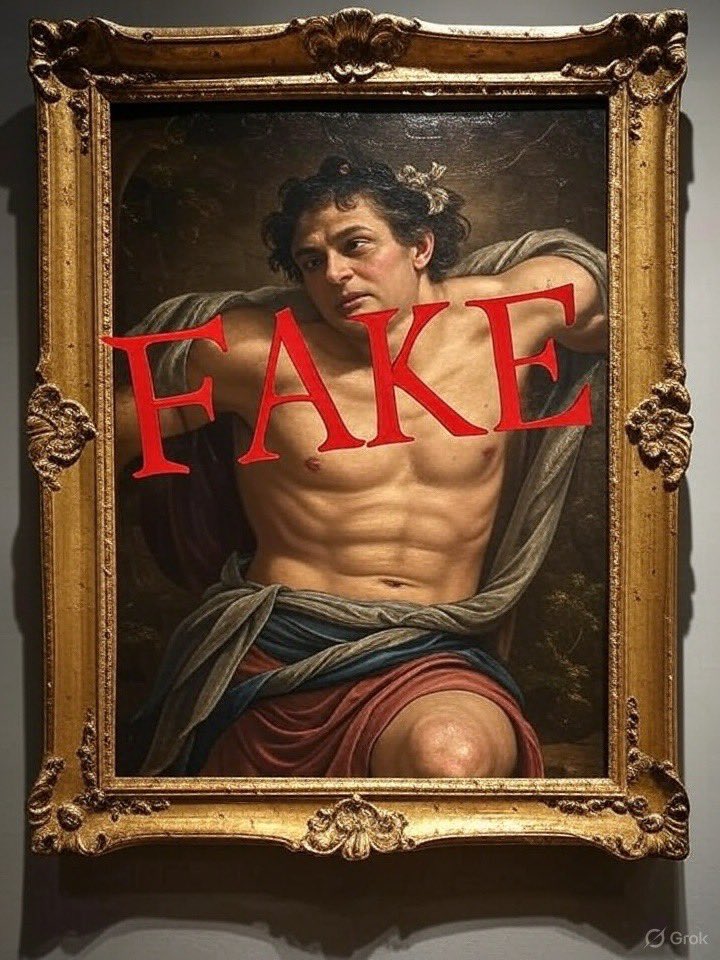 So it begins, the scourge of the art world and serious, dedicated collectors - forgeries, or copies of an artists work. In this case Maurice Wade. We had sight yesterday of what at 1st glance the untrained eye might think was a Maurice Wade painting. Closer inspection relieved