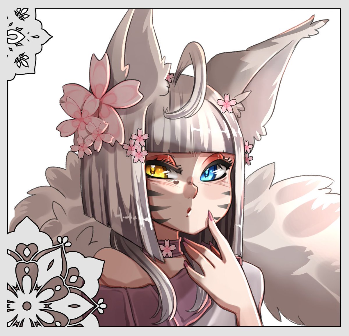 🐾 Apprends à mieux connaître la gardienne de la lune 🐉

🌸 Nom : Philomena Yuu
🍜 Nourriture favorite : Canard a l'orange , Pâte au saumon
🍹 Boisson favorite : Monster , Le Thé noir
🎧 Musique : J'aime la phonk 

art: <a href="/gabinette04/">Gaby_GM</a>