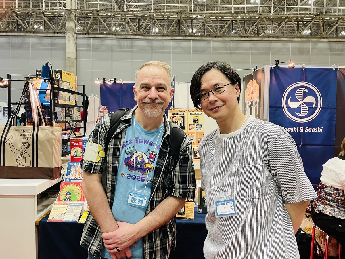 Mike DiLisio (@michaeldilisio) on Twitter photo It’s always a pleasure to visit the <a href="/saashiandsaashi/">Saashi & Saashi</a> booth, but it was extra special to visit it in Japan! It’s always a pleasure to visit the <a href="/saashiandsaashi/">Saashi & Saashi</a> booth, but it was extra special to visit it in Japan!