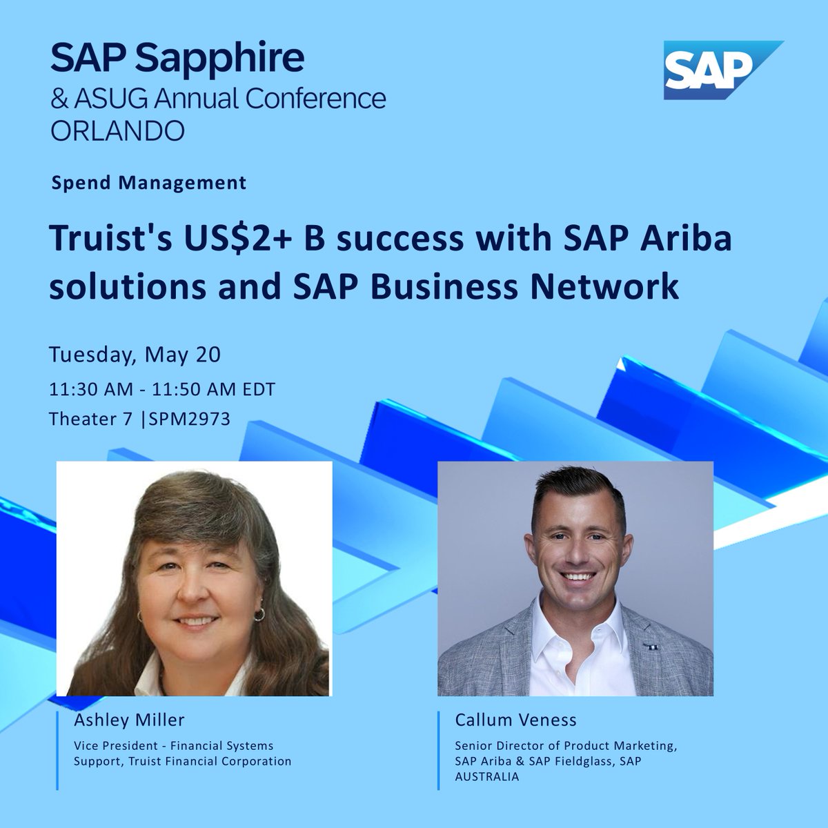 lynnbannerman1's tweet image. Hear how @Truist Financial Corp. leverages @SAPAriba and #SAPBusinessNetwork under the #SAPPreferredSuccess plan to enhance invoice management and boost discount capture at #SAPSAPHHIRE.

Add to agenda: imsap.co/6014NYSu0