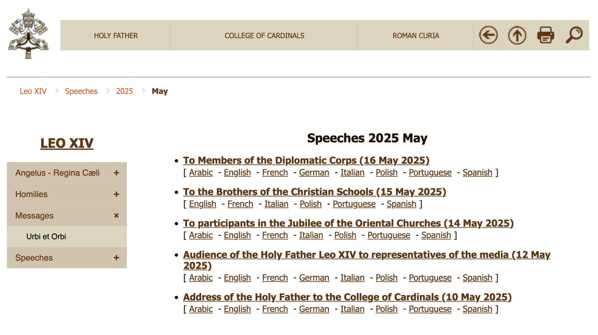 I’m sorry, but I must call out the Pontifical Academy for Latin (again).

Among all its distinguished members, is there not a single one capable of translating the Holy Father's speeches and messages into Latin?

The PAL was established by Pope Benedict XVI in 2012 with the motu