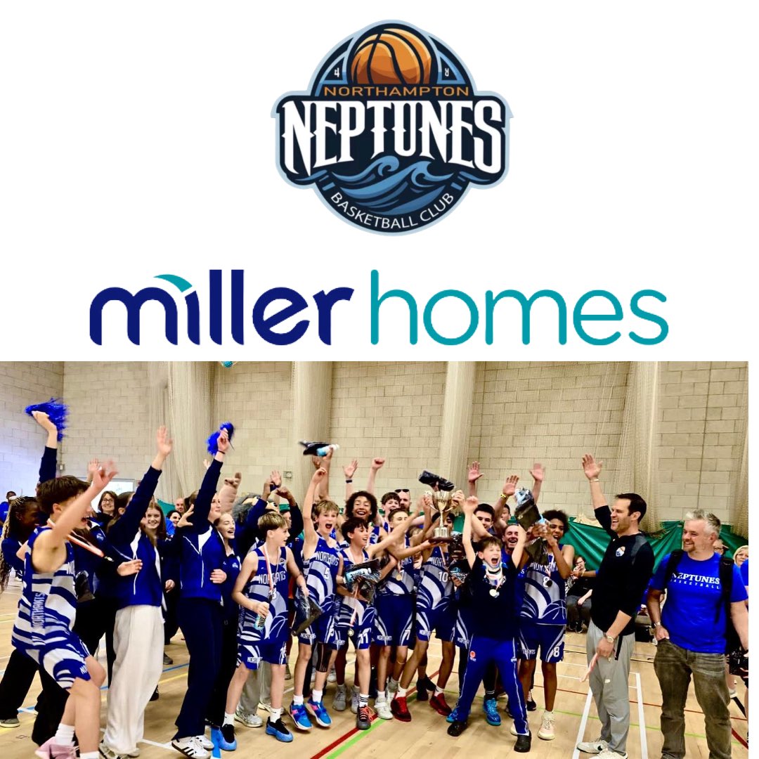 Presenting the U13 &amp; U14 YBL champions thank you to <a href="/MillerHomesUK/">Miller Homes</a> for sponsoring the boys this season 🏀 

#LetsGoNeptunes
