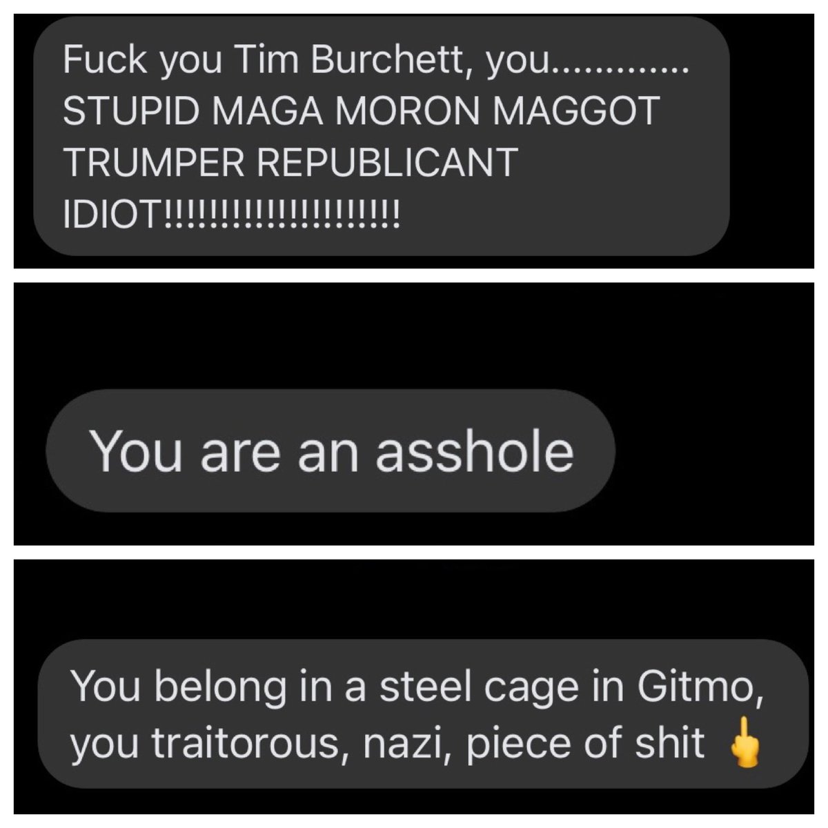 timburchett's tweet image. More love from the tolerant left on Facebook.