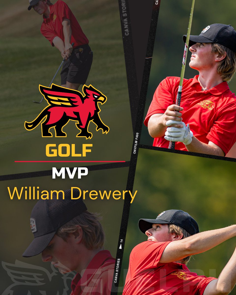 Your 2024-25 Gryphons golf team MVPs ⛳ 

MVP (Women's) 👉 Jacqueline Giles (OUA First Team All-Star)
MVP (Men's) 👉 William Drewery (OUA Second Team All-Star)

Next stop for our Gryphons golf teams ➡️ Kamloops, B.C. for nationals (June 3-6!) 🇨🇦 

#GryphonPride #GryphonGolf