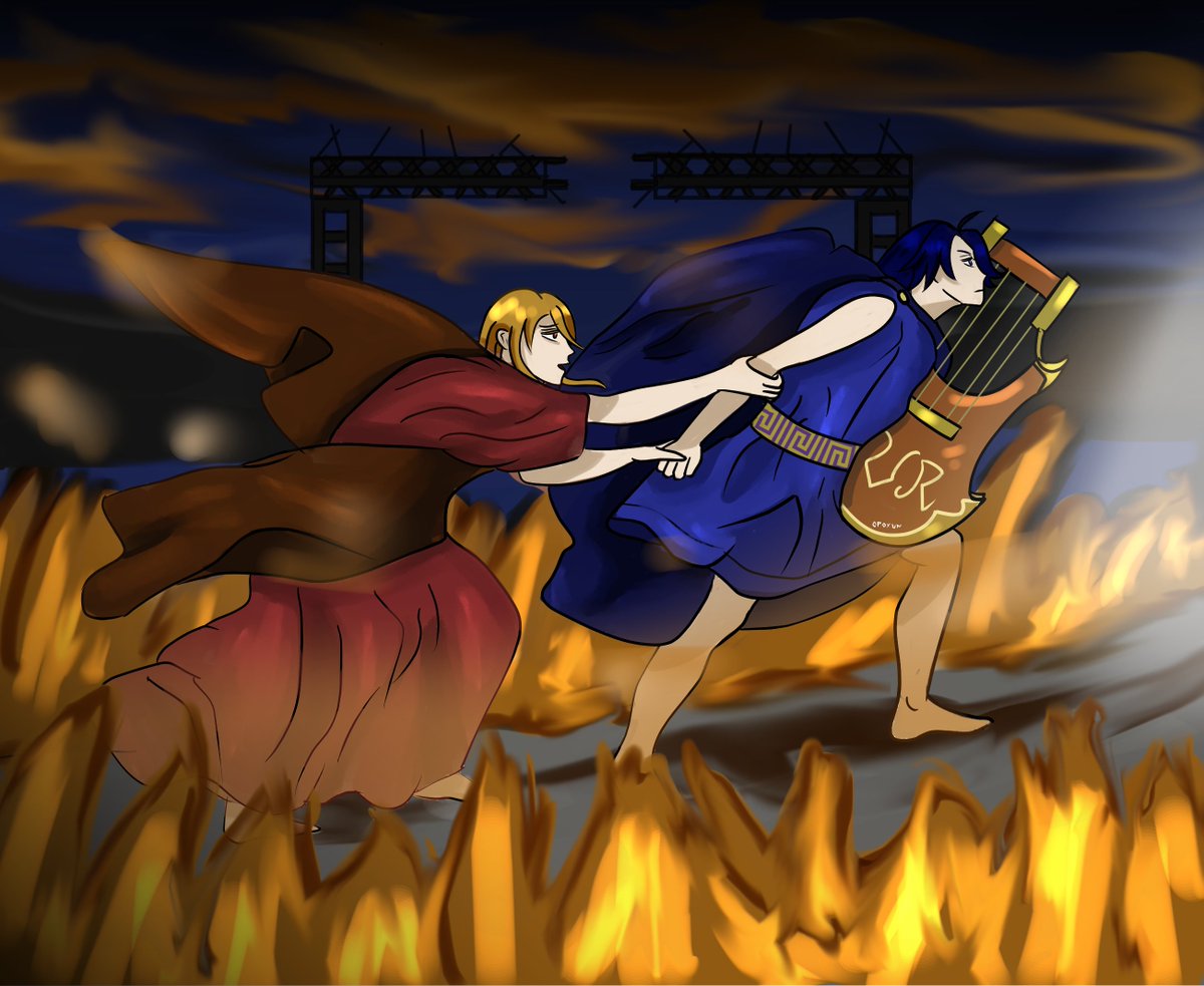 Reposting the Orpheus and Eurydice Sherliam AU I did long ago...
