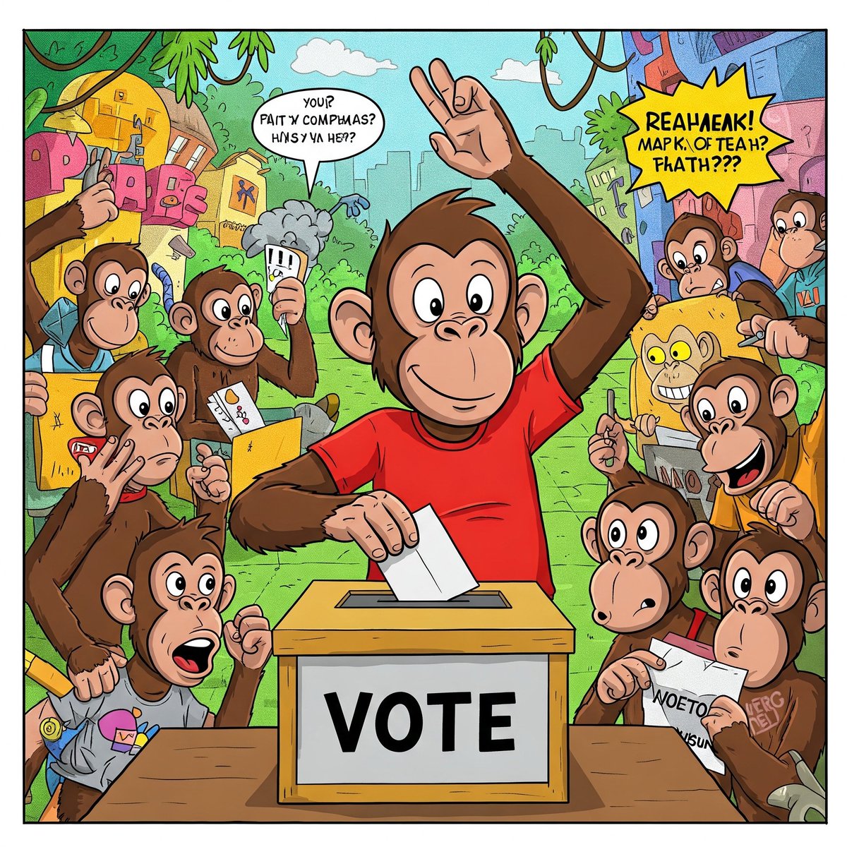 BoredApeXClub's tweet photo. Apes go to vote!!
Let's go ROMANIA!!🇹🇩 https://t.co/paCmYTzNCL