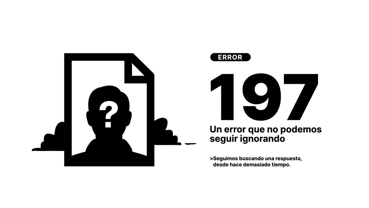 🔴 ¿Qué es el Error 197 que hoy desapareció los portales de noticias del país?

«Error 197: justicia no encontrada» es una campaña de <a href="/famidesa/">Famidesa</a> para mantener viva la búsqueda de la verdad, memoria y justicia, por los 197 uruguayos desaparecidos en dictadura.