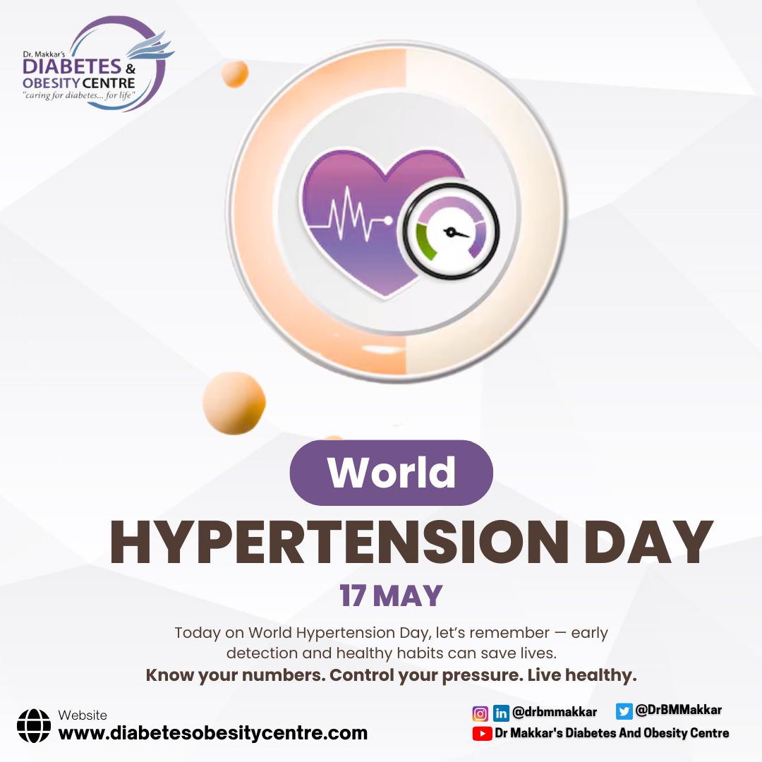 Today on World Hypertension Day, let’s remember — early detection and healthy habits can save lives.

Know your numbers. Control your pressure. Live healthy.

#WorldHypertensionDay #HypertensionAwareness #HeartHealth #IDEC