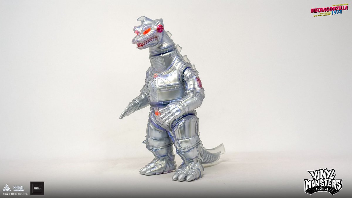 Unleash the power of one of cinema’s most iconic kaiju with this stunning Mechagodzilla 1974 sofubi, crafted by TYGTOY. This exceptional piece features meticulous attention to detail, capturing the essence of the formidable mechanical monster. 

What sets this variant apart is