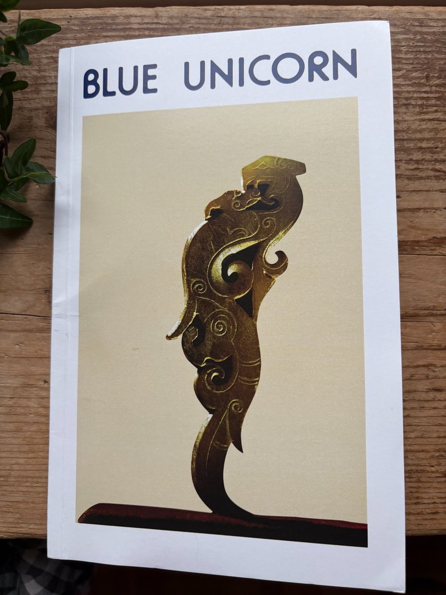 One of my two poems in the new Blue Unicorn.