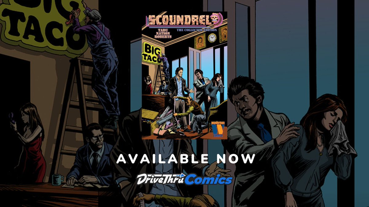 Scoundrel Collected Edition is available now from <a href="/WundermanComics/">Wunderman Comics</a> 

Get it here: tinyurl.com/yef2w7c9

The misadventures of a ne'er-do-well in early 80s Los Angeles.
#comics #comicbooks