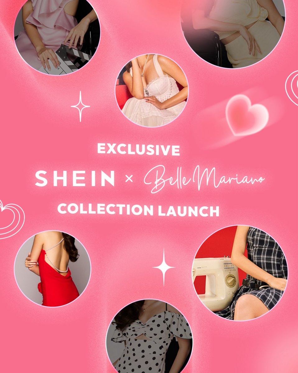 DonBelleOFC's tweet photo. SHEIN x Belle Mariano collection ✨️

Meet @bellemariano02 and see the launch of the collection in person! 😍

RSVP now for a free gift and a chance to win shopping credits: https://t.co/ypn2ybAq5o…

#BelleMariano #BelleforSHEIN
#SHEINxBelleMariano #SHEINtakesPH
#DonBelle https://t.co/dyZunWr2Q9