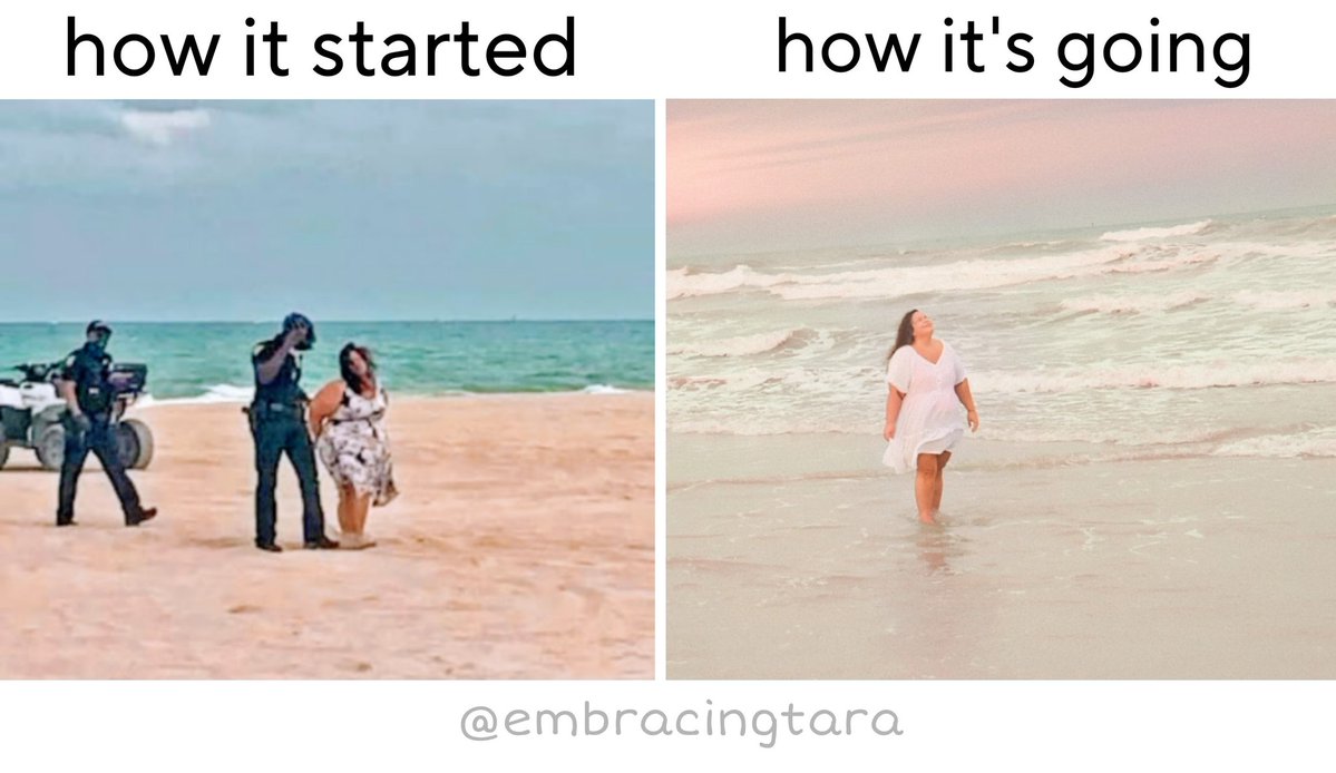 EmbracingTara's tweet image. This week it will be five years since I was dragged by four cops off an empty, taxpayer-funded public beach for exercising my right to breathe fresh air. I was arrested, booked, and spent the night in the same filthy jail that the state's attorney released felons from for their…