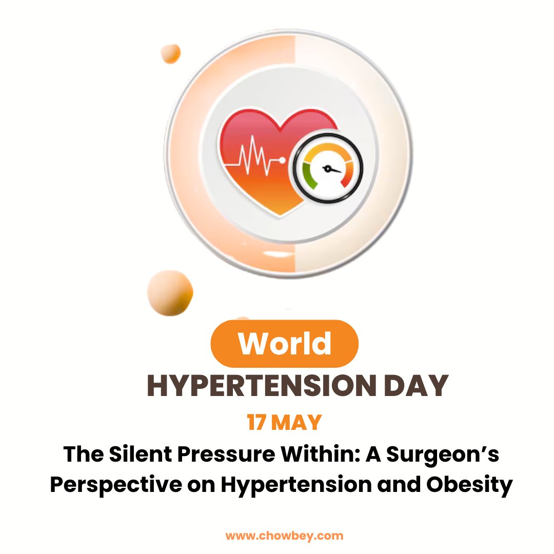 Measure, Control, Live Longer– vital advice for #WorldHypertensionDay, especially when obesity is a factor. My thoughts: chowbey.com/the-silent-pre…
 #HypertensionAwareness #BariatricSurgery