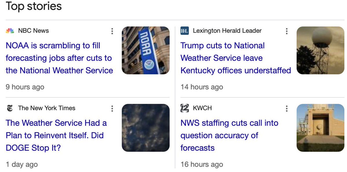 andrebttx's tweet image. Somerset, Kentucky has been declared a mass casualty event after a violent tornado struck the area last night with insufficient warning.
It is also in a National Weather Service coverage gap left by Donald Trump and Elon Musk’s cuts to the NWS. DOGE likely cost lives last night.