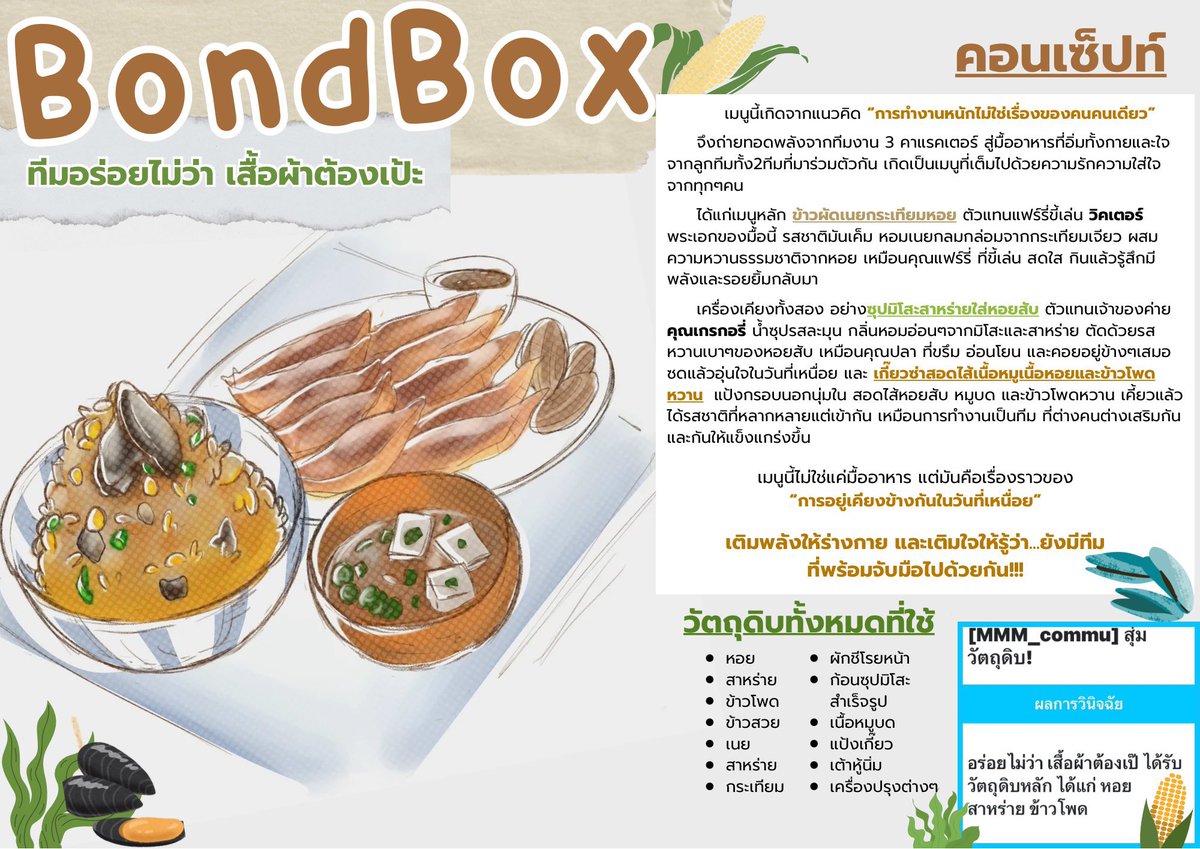 MMM_PROJECT_'s tweet photo. [Round 2]

ระหว่าง

ทีมครัวคุณเซส

Vs

ทีมICU  เคนจ๊าน๊า

Vs

ทีมไฟไม่ไหม้คุณย่ารับประกันแล้ว

Vs

ทีมอร่อยไม่ว่า เสื้อผ้าต้องเป๊ะ

[ลูกมูสามารถโหวตในโพลใต้โพสต์ได้เลยค่ะ] https://t.co/YKtUfnCPJ7