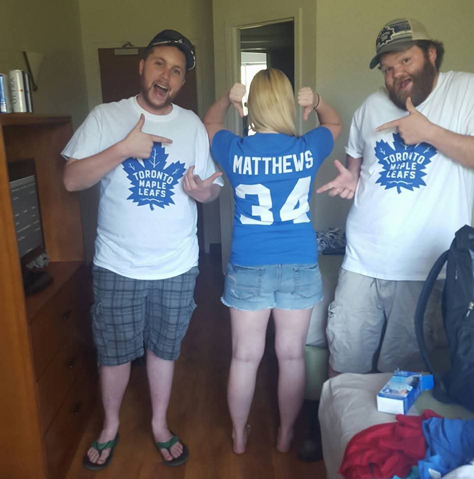 Joe_Dirte's tweet photo. @Xposed Letsss goooo game 7 baby, would be an absolute dream to be able to  go with the biggest leafs fan I know, my best friend Dan.. let's blow the roof off https://t.co/jXdFiJJ6XI