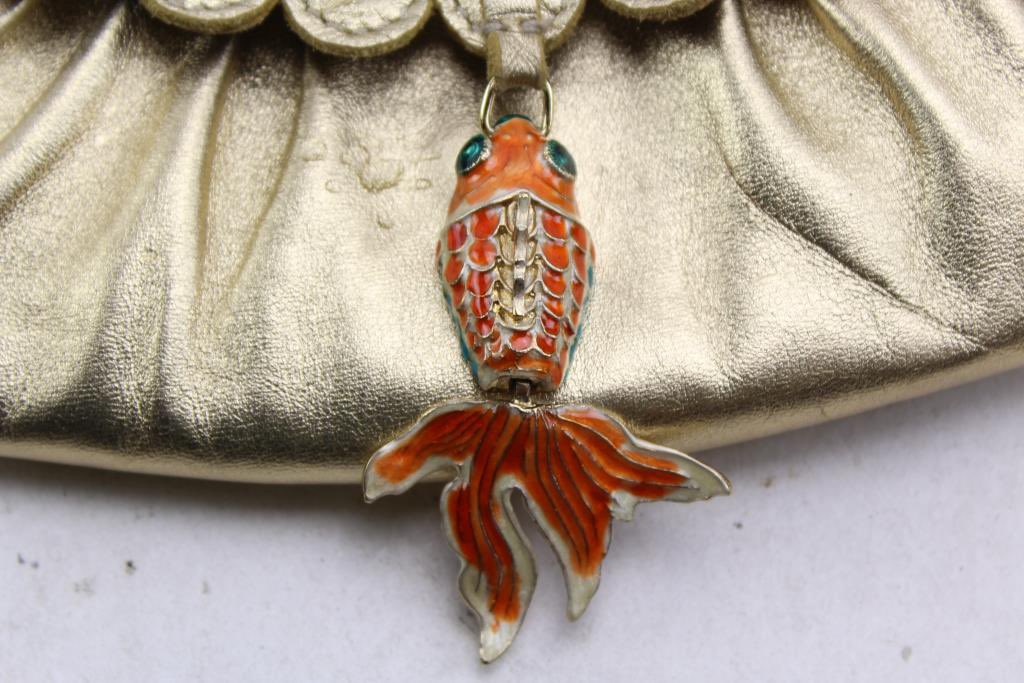 vintage celine koi fish bag