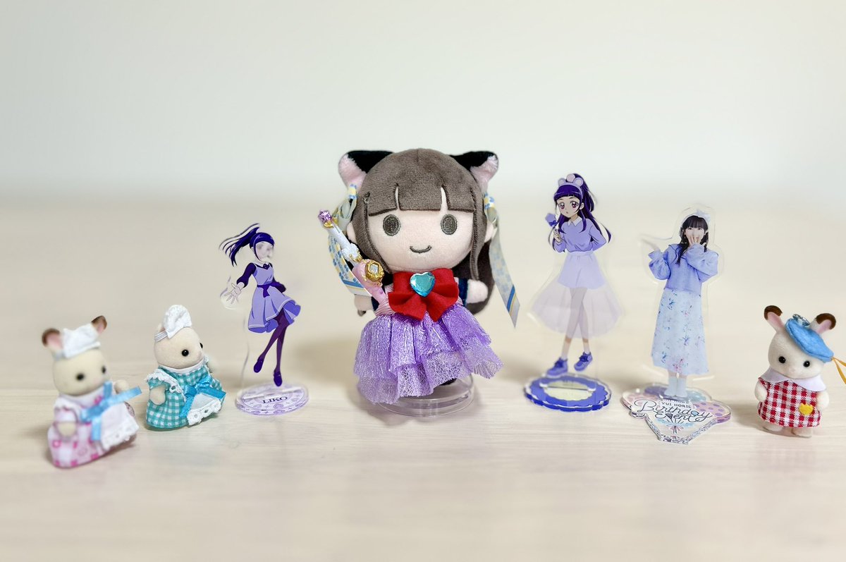 まほプリ2後夜祭 用に ほりえぬいちゃんの新しいお洋服をこしらえた