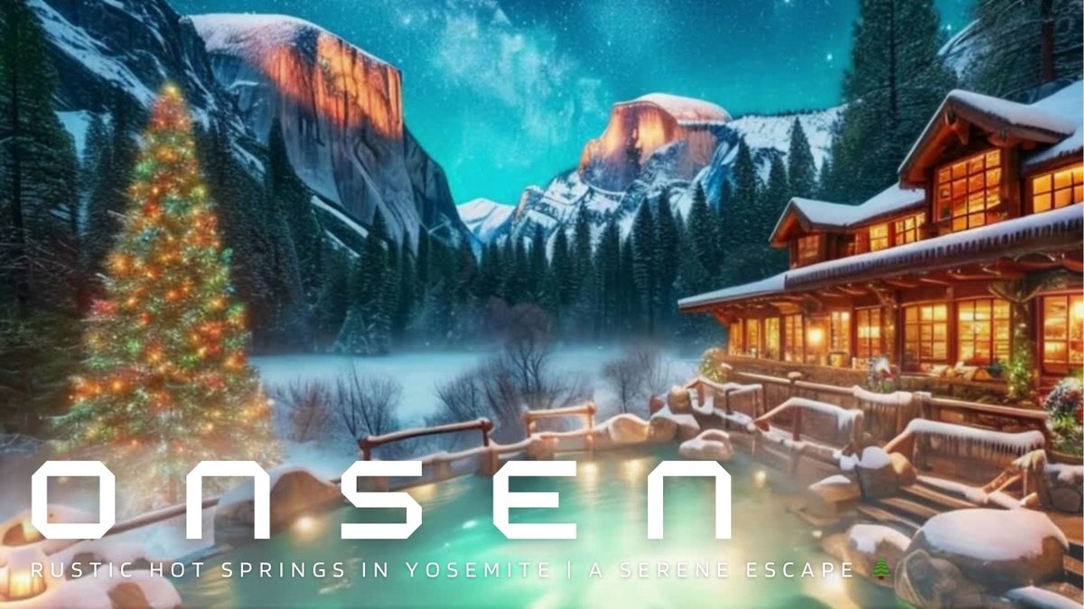 ♨️🎶🎧

---------
Live Now!
---------
Rustic Hot Springs in Yosemite | A Serene Escape 🌲
youtube.com/live/m4Bz1N_kZ…

Enjoy the grand scale of nature's atmosphere while relaxing in the hot springs of Yosemite ⛄❄️

#RelaxingMusic #sleep
<a href="/YouTube/">YouTube</a>