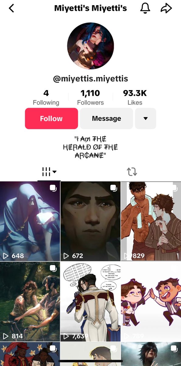 I really wanted to sort this out privately but you have limited who can comment and send you DMs so I have to do it like this.
IF you have to repost other artist's and my art on TikTok at least make the effort credit!!!