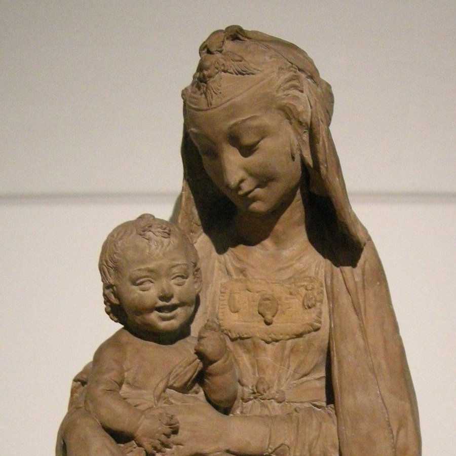 beataproduction's tweet image. "I went to the Cloisters twice and I particularly remember one statue that I saw there...It was the Virgin holding the Christ Child and both were laughing; not smiling, laughing." Flannery O'Connor #FlanneryOConnor