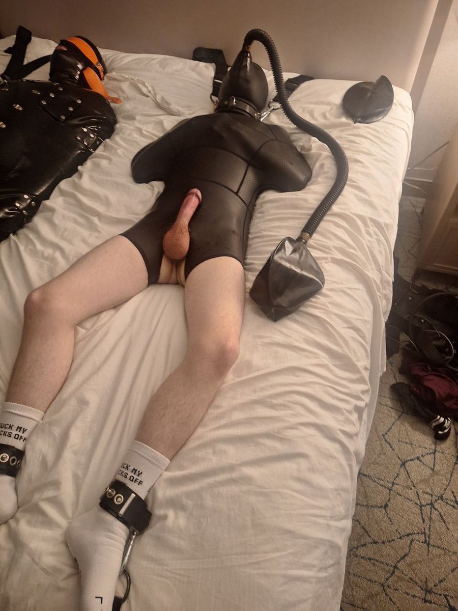 After some time struggling, <a href="/gimppupriver/">River</a> hooked the anesthesia hood up to a rebreather bag. All I could do was struggle and squirm as I slowly ran out of air.