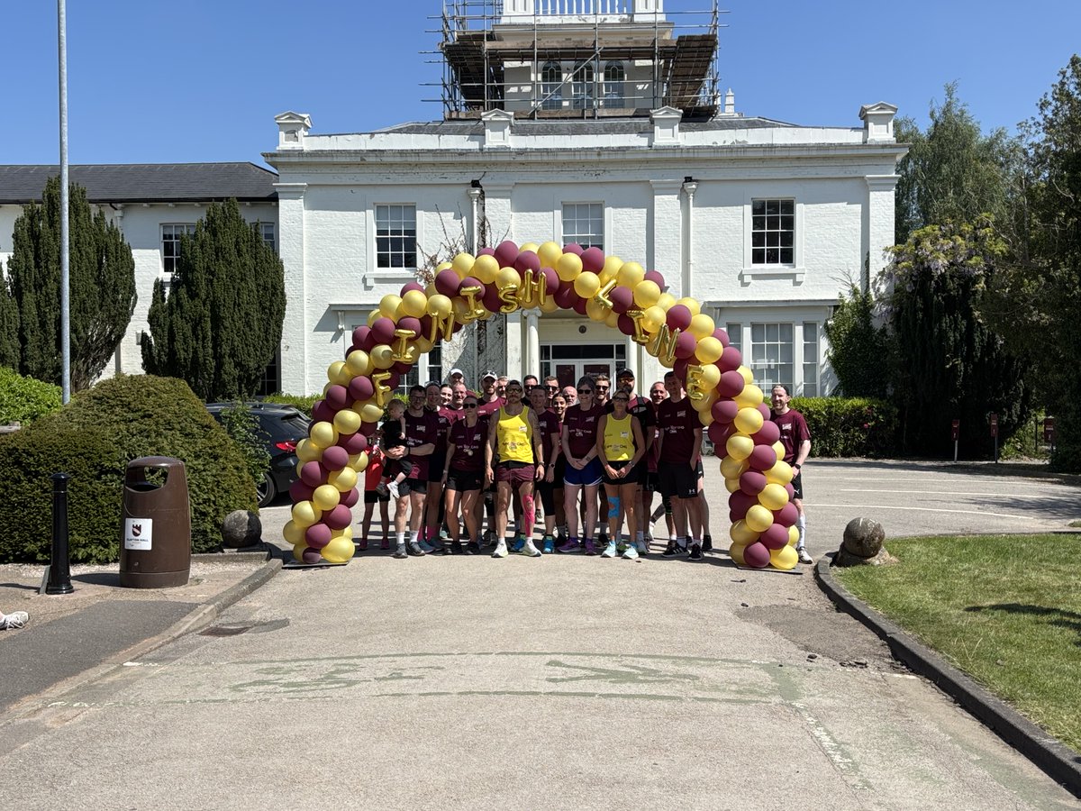 📍 Clayton Hall Academy – 29km complete and we’ve made it to Clayton! So good to see
students and staff out to greet us. Brilliant vibes as we wrap up Day 1! 💛 #WATaRun