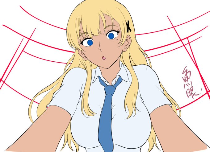 いいキョトン顔。小回りの関係で乳結構消すからここで 