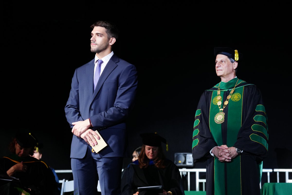 We're excited to see Manhattan's graduating seniors in their caps and gowns at 1:30 p.m! Yesterday, we proudly watched as many of these #JasperGrads2025 were welcomed into the University-wide honor society, Epsilon Sigma Pi! Congrats also to all the medal &amp; prize winners.