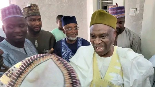 Today Our Mentor <a href="/JafaruSani01/">Jafaru Sani</a> attend the wedding Fatiha of the daughter of Yahya Muhammad (P.A  Bshr Sa'idu)at Baba trader mosque Zaria LGA, Kaduna. May Allah shower blessings and abundant joy upon their union. Wishing them a life filled with love, understanding, and prosperity.