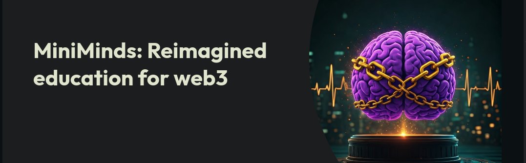 MiniMinds_based's tweet photo. RE-IMAGINED EDUCATION FOR THE WEB3 WORLD.

More than just a dApp. MiniMinds is a decentralized education infrastructure designed to empower students, teachers, institutions, and guardians by enabling transparent, personalized, and incentive-driven learning experiences — https://t.co/9NxvuPs2V2