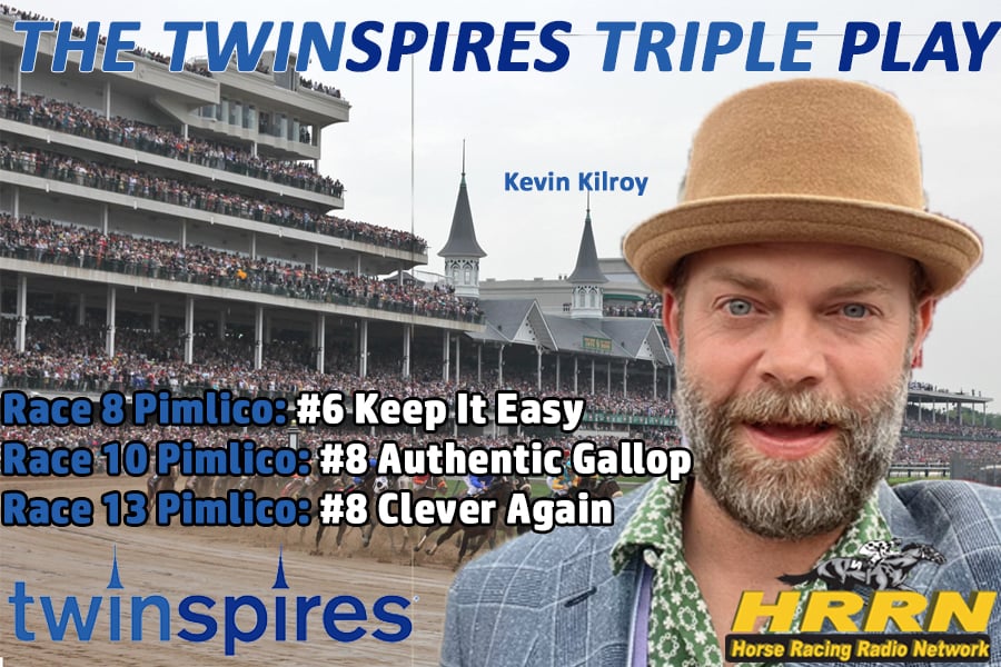 HRRN (@hrrn) on Twitter photo It's a Pimlico based <a href="/TwinSpires/">TwinSpires Racing π</a> Triple Play from <a href="/TrustYourLuck/">Kevin Kilroy</a> today. Tune in to Equine Forum presented by <a href="/TwinSpires/">TwinSpires Racing π</a> now to hear Kevin's methods in coming to these picks. Sirius 162/XM 207 or listen live at horseracingradio.net. It's a Pimlico based <a href="/TwinSpires/">TwinSpires Racing π</a> Triple Play from <a href="/TrustYourLuck/">Kevin Kilroy</a> today. Tune in to Equine Forum presented by <a href="/TwinSpires/">TwinSpires Racing π</a> now to hear Kevin's methods in coming to these picks. Sirius 162/XM 207 or listen live at horseracingradio.net.
