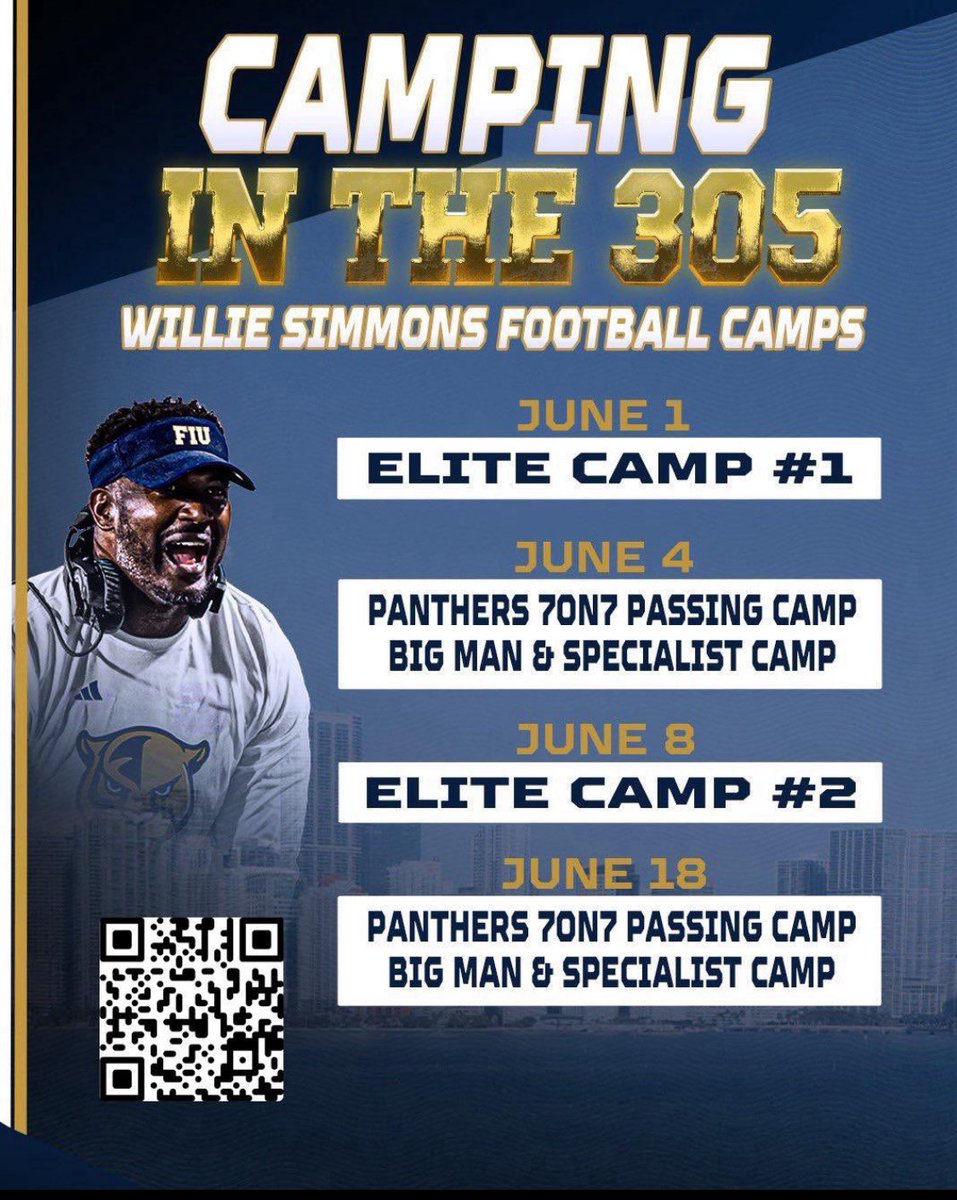 Roan Strom (@roan_strom) on Twitter photo I’ll be attending Willie Simmons elite camp June 1, at FIU. <a href="/HCWillieSimmons/">Coach Willie Simmons</a> <a href="/RSmittyRock/">Ryan Smith #SmittyRock</a> <a href="/CoachFrankPonce/">FRANK PONCE 🇺🇸🇳🇮</a> <a href="/NHSRaidersFB/">Navarre High Raiders Football (FL)</a> <a href="/RecruitNavarre/">Navarre (FL) Football Recruits</a> <a href="/CoachBenji/">Coach Chris Benjamin</a> <a href="/CoachGBagley/">Garrett Bagley</a> I’ll be attending Willie Simmons elite camp June 1, at FIU. <a href="/HCWillieSimmons/">Coach Willie Simmons</a> <a href="/RSmittyRock/">Ryan Smith #SmittyRock</a> <a href="/CoachFrankPonce/">FRANK PONCE 🇺🇸🇳🇮</a> <a href="/NHSRaidersFB/">Navarre High Raiders Football (FL)</a> <a href="/RecruitNavarre/">Navarre (FL) Football Recruits</a> <a href="/CoachBenji/">Coach Chris Benjamin</a> <a href="/CoachGBagley/">Garrett Bagley</a>