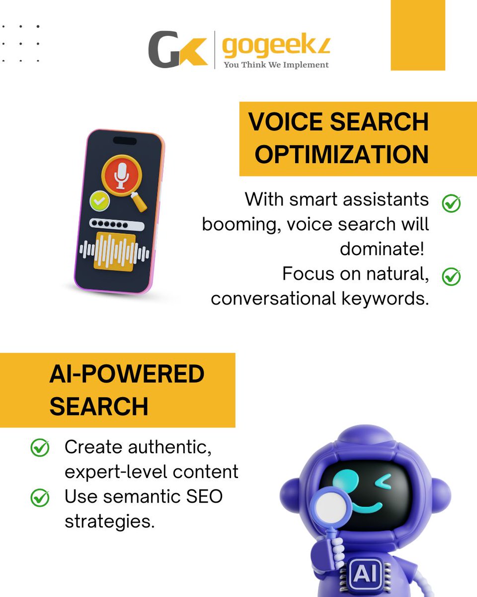GoGeekz's tweet image. 🚀 SEO in 2025: What’s Changing &amp;amp; What You Need to Know!
👉 Follow @gogeekz for the latest digital marketing insights.
#seotipsandtricks #seo2025 #seotip #digitalmarketingtrends #GoGeekz #marketingstrategy #digitalmarketing #searchengineoptimizationtips