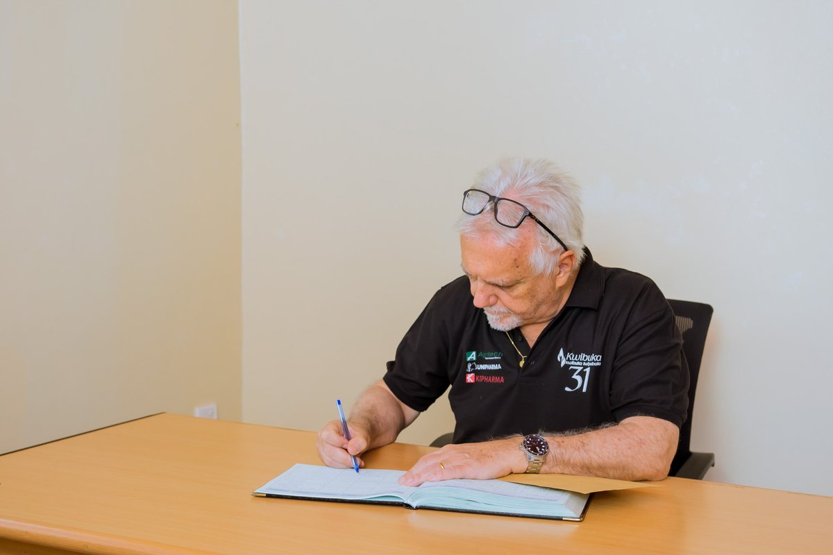 Yesterday, with the <a href="/KipharmaRwanda/">KIPHARMA</a> and <a href="/AgrotechRwanda/">AGROTECH</a> staff, we commemorated the victims of the #GenocideAgainstTheTutsis  
at the #Nyamata #Genocide #Memorial
#Kwibuka31
#NeverAgain #Rwanda