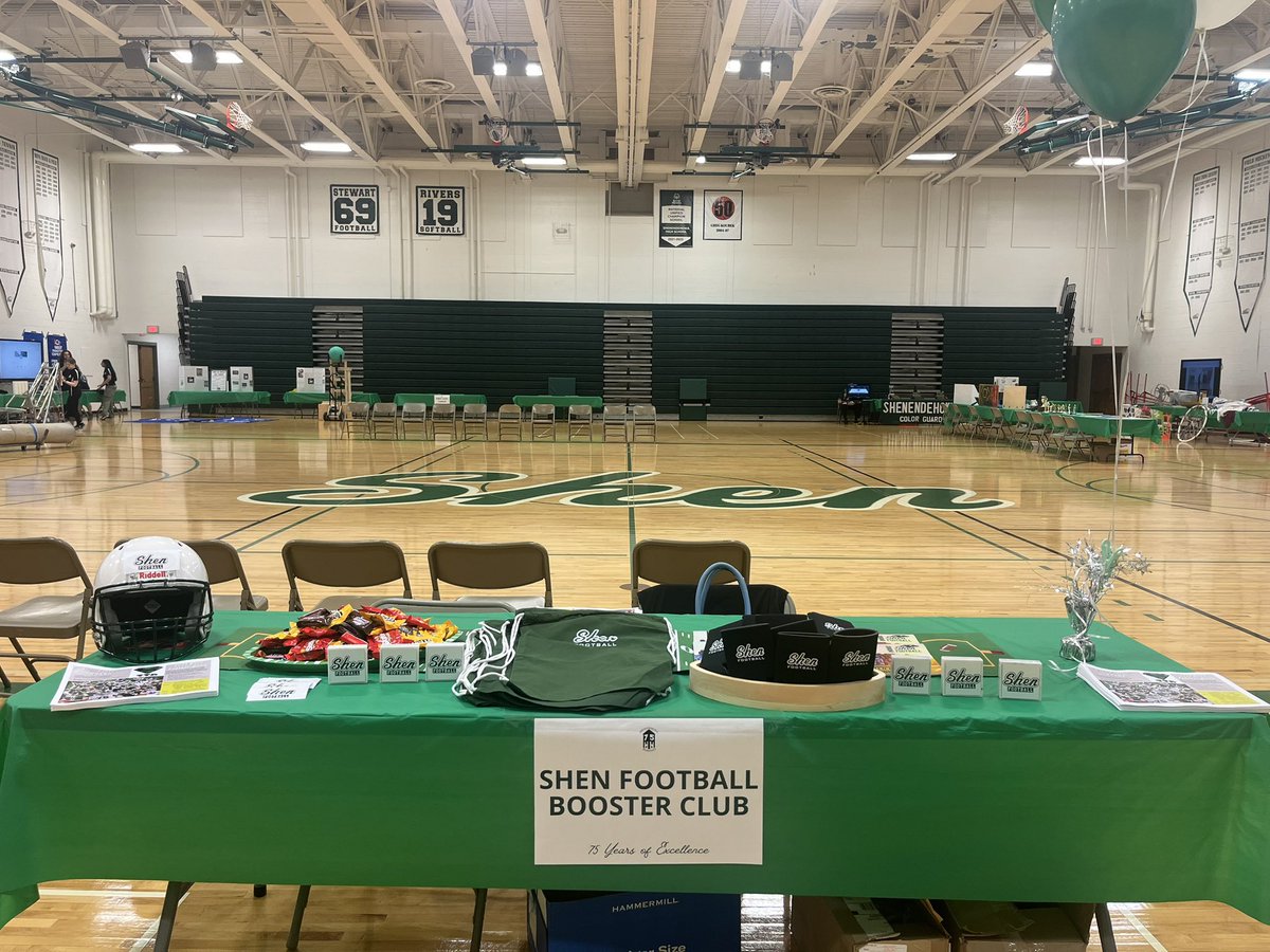 Stop by and say HELLO to Shen Football at Shen’s 75th Anniversary Celebration 🎉