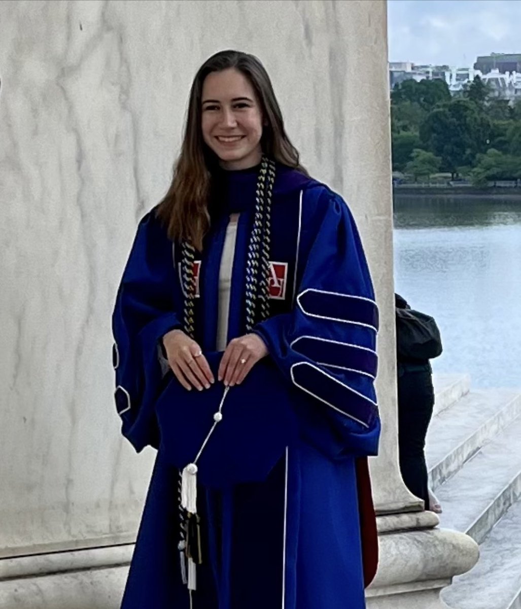 JudgeAprilWood's tweet photo. Congratulations, Alexis Berg! Editor in Chief of AU Law Review, Order of the Coif, Summa Cum Laude! Wow! We are so proud of you!! #2025AUGrad https://t.co/CYX68Rdcea