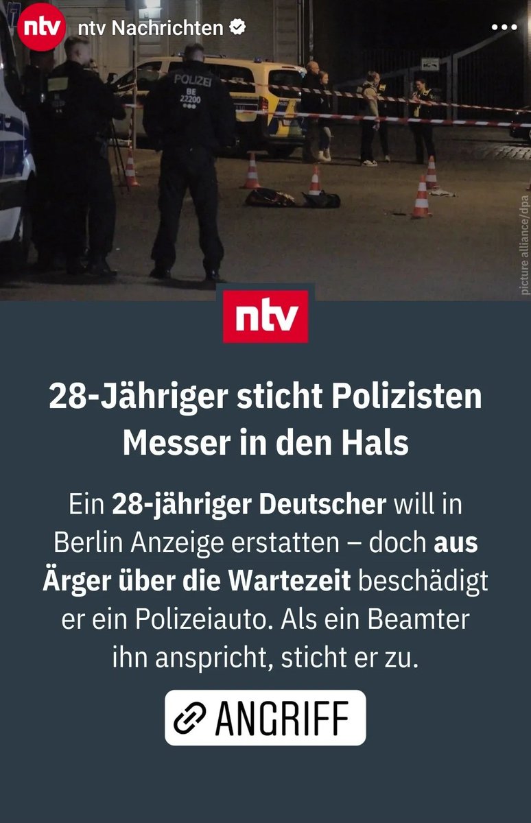 Herr <a href="/_FriedrichMerz/">Friedrich Merz</a> und Herr <a href="/Markus_Soeder/">Markus Söder</a> 
Wo bleibt die ihr Aufschrei das war ein deutscher, warum sagen sie nichts dazu ? 
Das ist richtig schlimm aber stimmt die deutschen sind Engel die Gefährten unsere Sicherheit nicht.
Von wegen das sieht man hier !