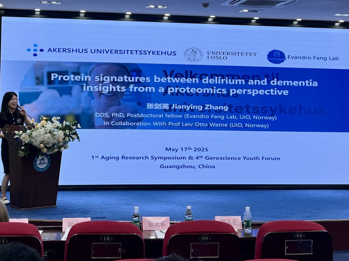 FangGroup (@thefanggroupuio) on Twitter photo Dr. Sofie Lautrup and Dr. Janet Jian-ying Zhang from <a href="/UniOslo/">Universitetet i Oslo</a> give talks in the 1st Ageing Research Symposium in China. Dr. Sofie Lautrup and Dr. Janet Jian-ying Zhang from <a href="/UniOslo/">Universitetet i Oslo</a> give talks in the 1st Ageing Research Symposium in China.