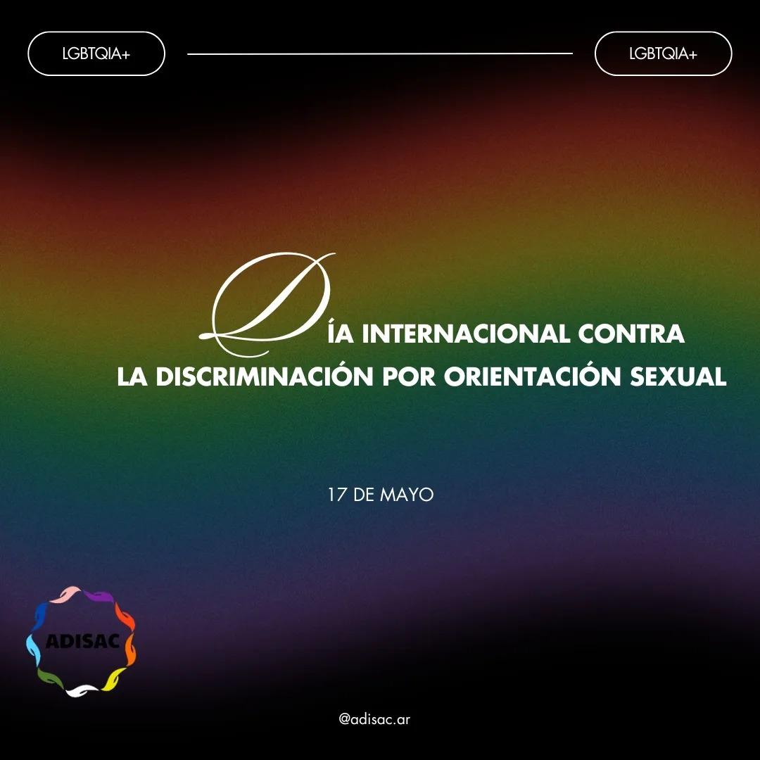 🌈 Un día como hoy 17 de mayo, pero de 1990, la OMS declaró que la “orientación sexual por sí misma no debe ser vista como un trastorno”.
🇦🇷 En Argentina, desde 2004, se celebra el Día Internacional contra la Discriminación por Orientación Sexual e Identidad de Género
#adisac