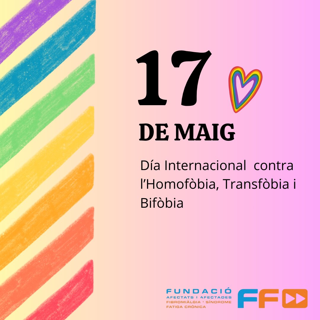 Día Internacional  contra l’Homofòbia, Transfòbia i Bifòbia🏳️‍🌈