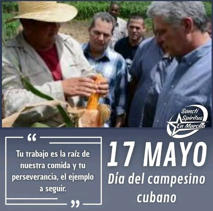 Las grandes batallas de la Revolución Cubana 🇨🇺 han estado siempre acompañadas por nuestros campesinos.
#ArtemisaJuntosSomosMás 
<a href="/anap_cuba/">Asociación Nacional de Agricultores Pequeños</a> 
<a href="/DiazCanelB/">Miguel Díaz-Canel Bermúdez</a> 
<a href="/DrRobertoMOjeda/">Dr. Roberto Morales Ojeda</a> 
<a href="/PartidoPCC/">Partido Comunista de Cuba</a>