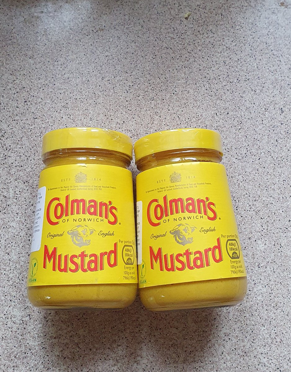 zaspany_34's tweet photo. Przyjemnie paczkomat w sobotę odbierać. Uzupełniam zapasy i dojechała moja ulubiona musztarda, Colman's 😋 Nie jest tania, ale jej smak...Polecam spróbować😎 #zaspanychef #colmans #mustard https://t.co/Vyz4tiUKbx