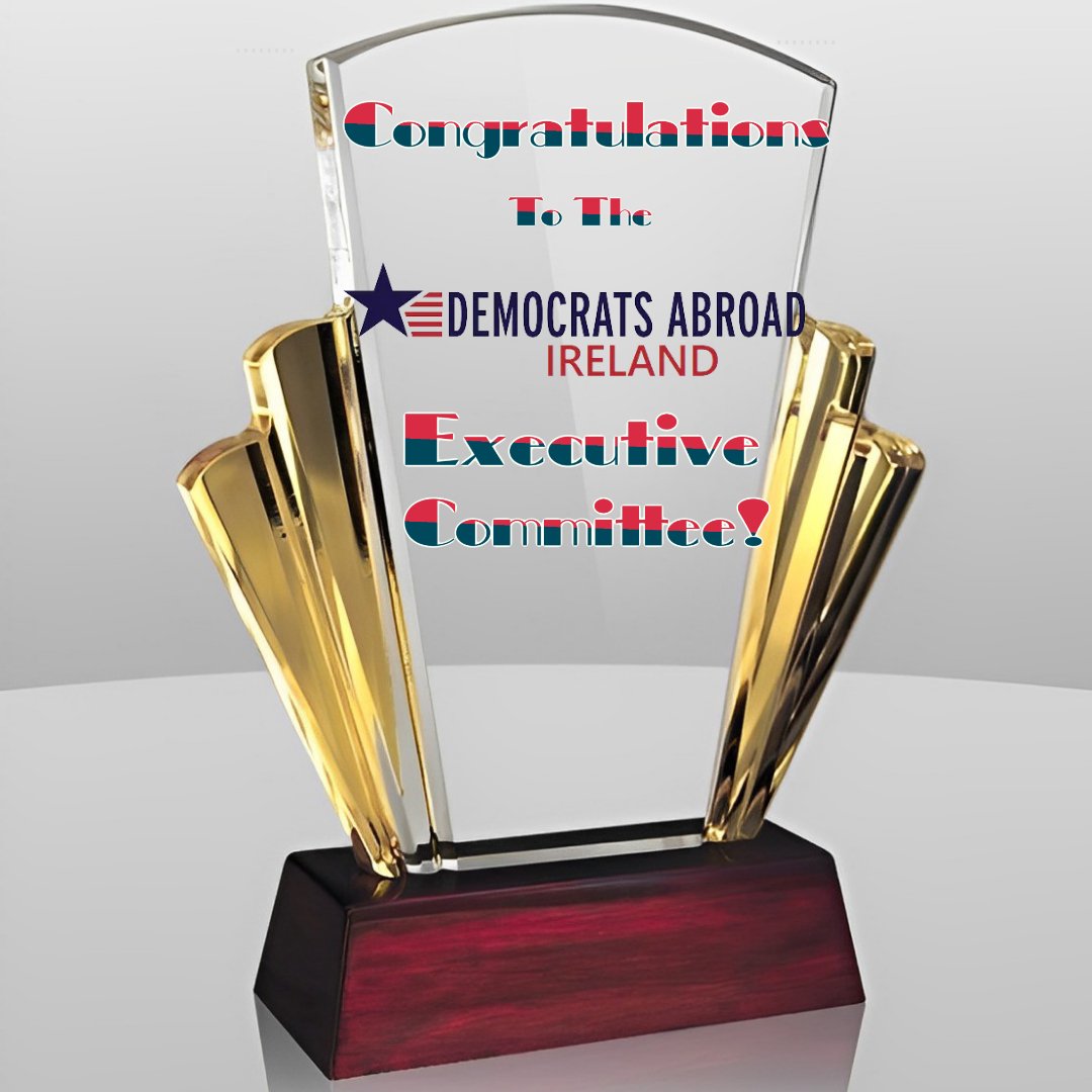 Congratulations to the Democrats Abroad Ireland New Executive Committee!

Chair: Ryan Friesen
Vice Chair: Kelly Mahoney
Council: Anne Brady
Treasurer: Richard Hartheimer
Secretary: Madison Thibault
Members at Large (4):
Jason FitzPatrick
Martin McEnrue
Amy McGovern
Carija Ihus