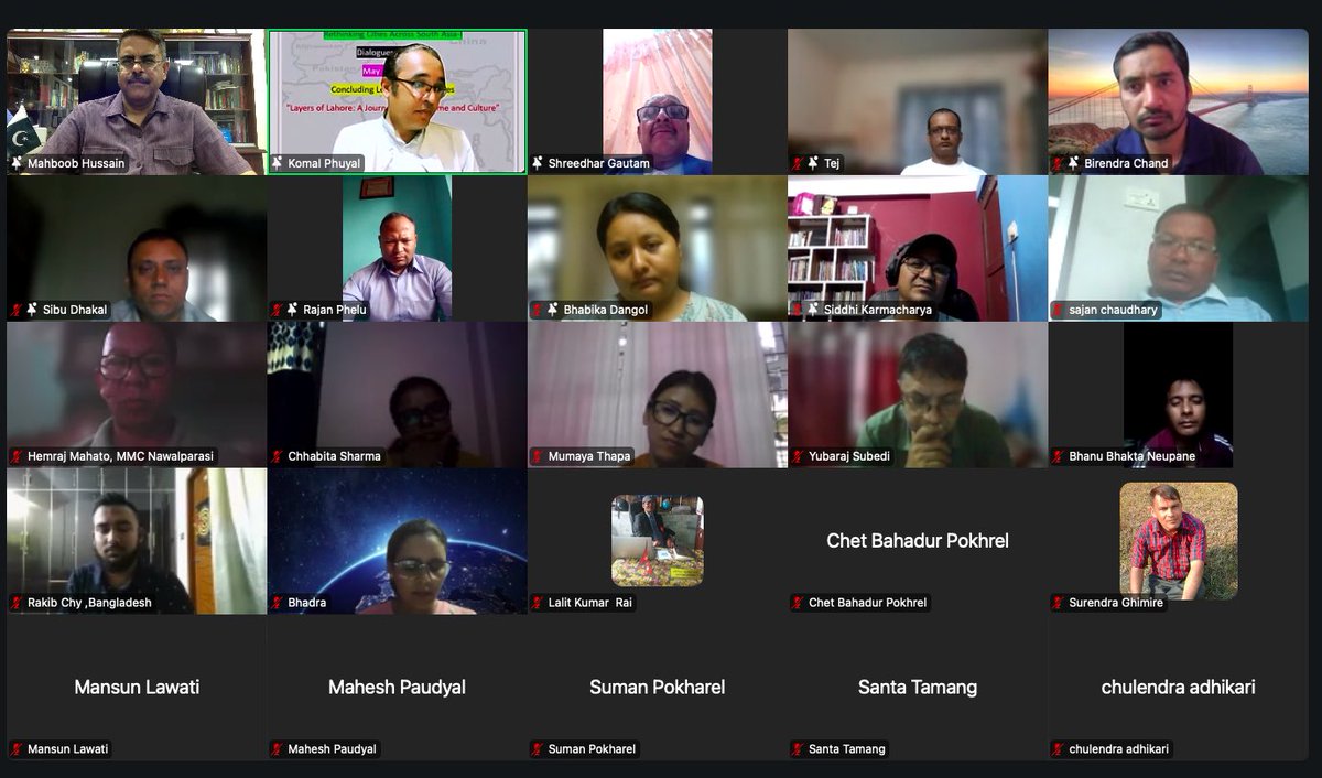 It was an honor to reflect on Lahore’s rich historical and cultural tapestry, and to discuss the city’s evolution through time, with Nepali scholars.
<a href="/historians_pu/">Department of History, Punjab University</a> 
<a href="/Lahore/">Lahore</a>