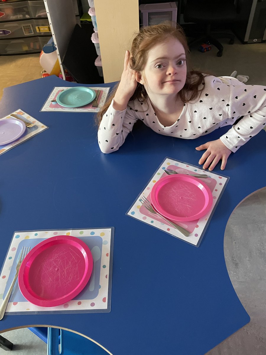 Learning to set the table 🍽️ <a href="/StTeresasSchoo1/">St. Teresa's School</a>