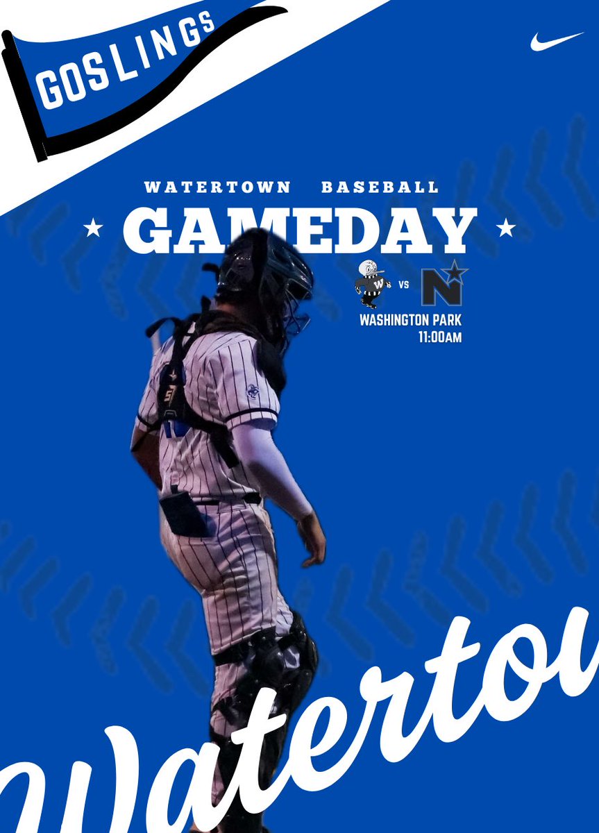 GAMEDAY
📍 Washington Park
⏰ 11:00am
🆚 Waukesha North
🔵⚪️ Go Goslings!